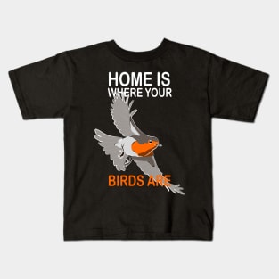 Bird Watching Birds Birding Kids T-Shirt